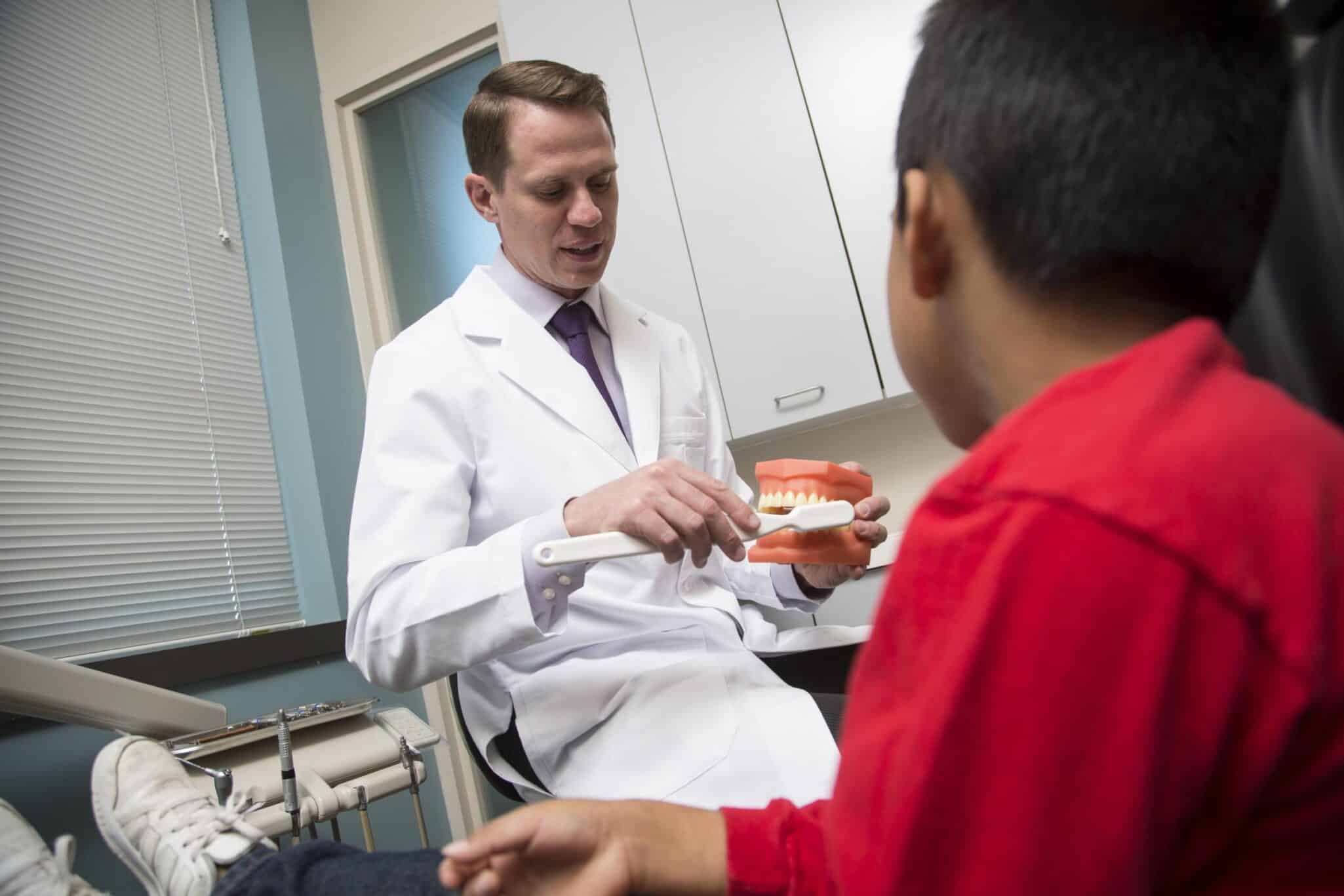 child and dentist