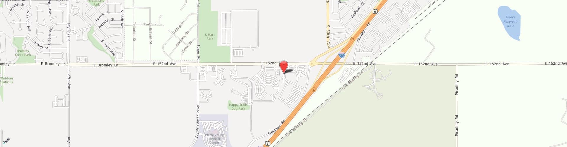 Location Map: 4700 East Bromley Lane Brighton, CO 80601