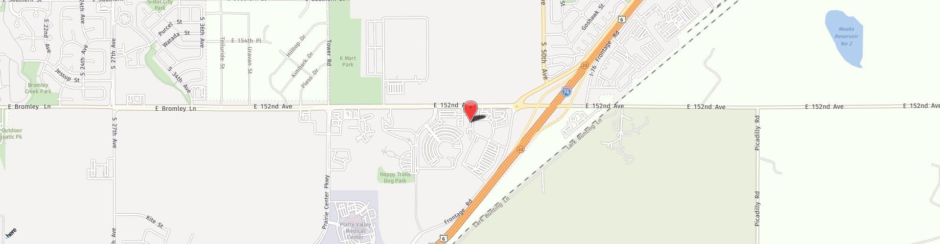 Location Map: 4700 East Bromley Lane Brighton, CO 80601